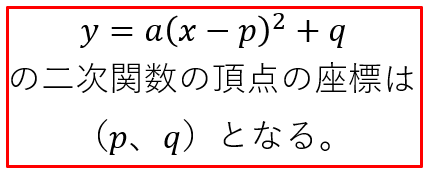 二次関数の頂点の座標 なぜ平方完成でいいんだろう キソカラ