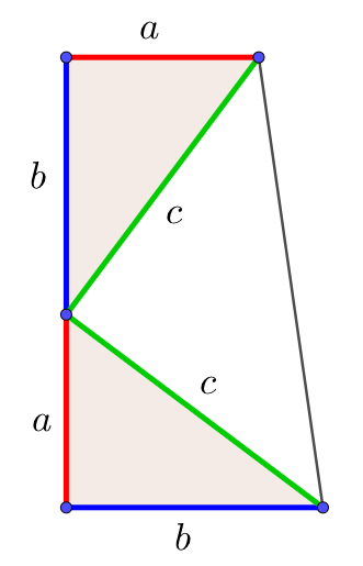 三平方の定理の証明３ 大統領の台形 キソカラ